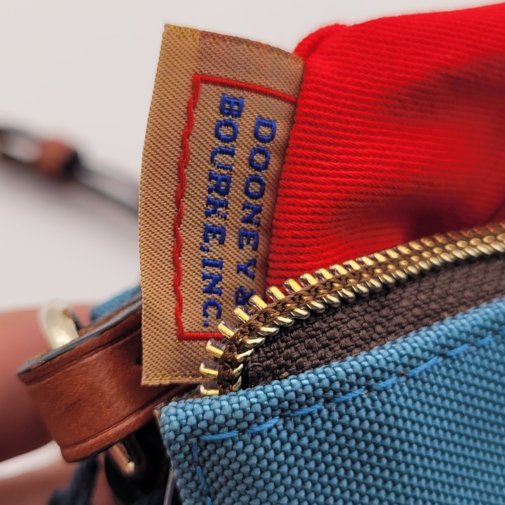 Dooney & Bourke Blue Canvas Crossbody - Picture 8 of 8